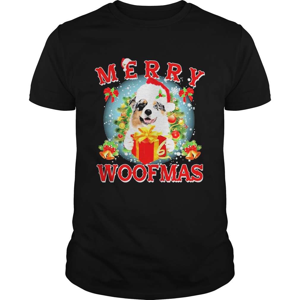 Australian Shepherd Santa Merry Woofmas Christmas  Unisex