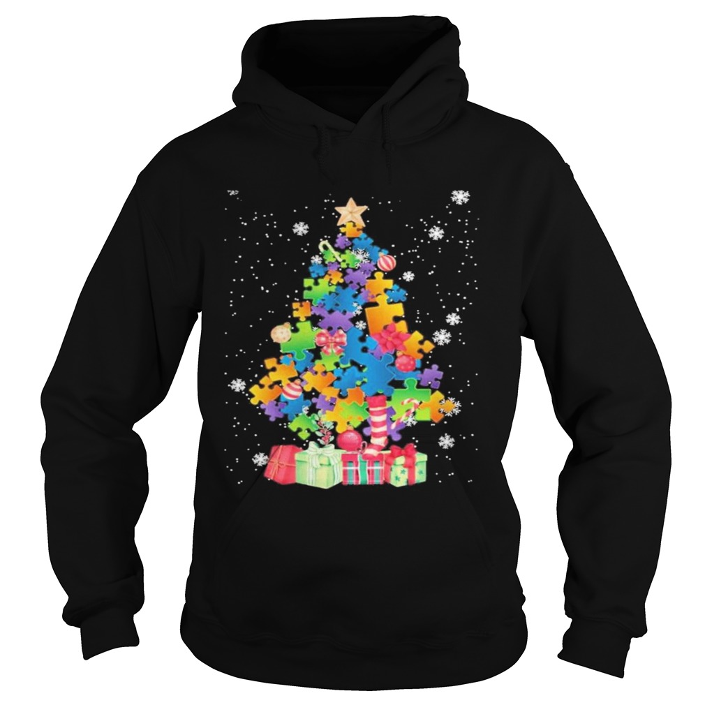 Autism Christmas Tree  Hoodie