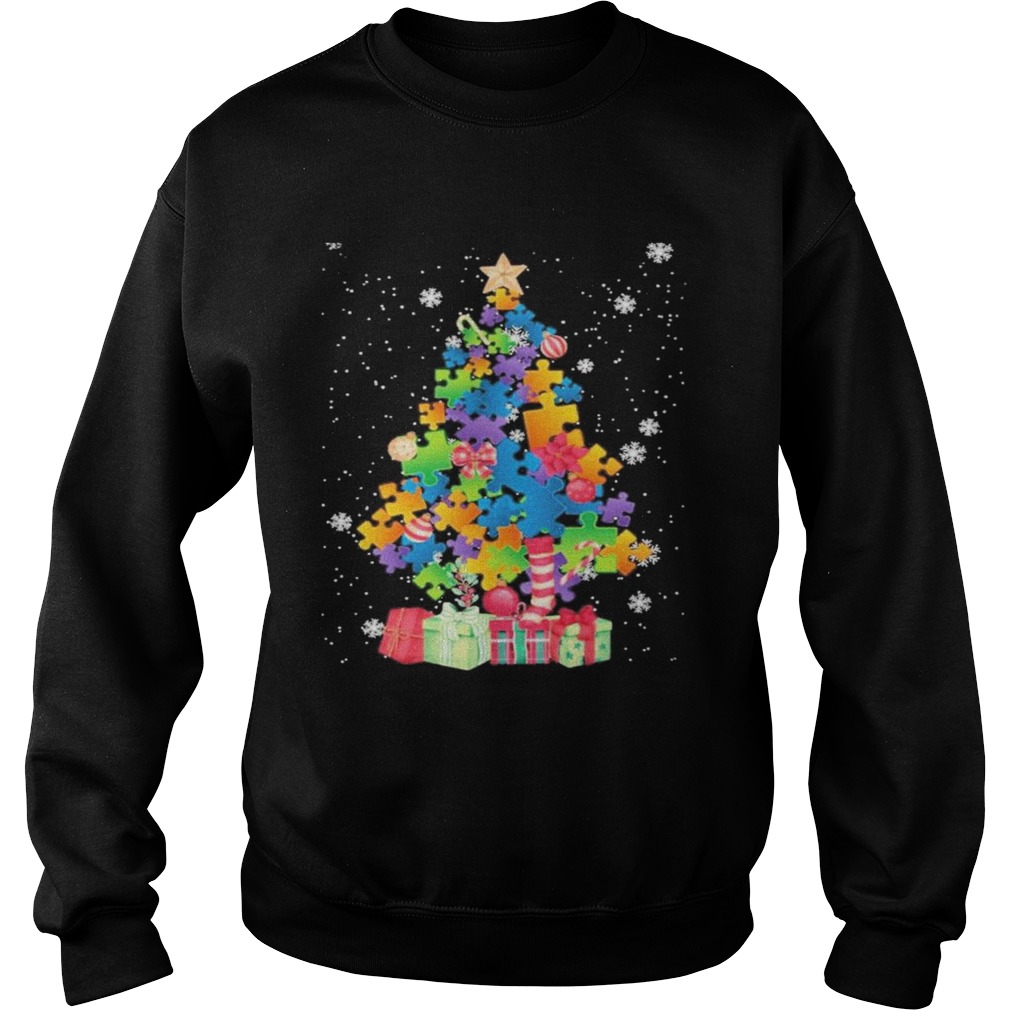 Autism Christmas Tree  Sweatshirt