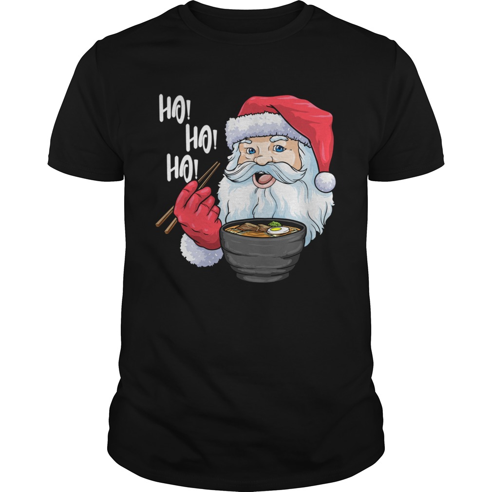 Awesome Santa Claus Eats Noodles Merry Christmas  Unisex