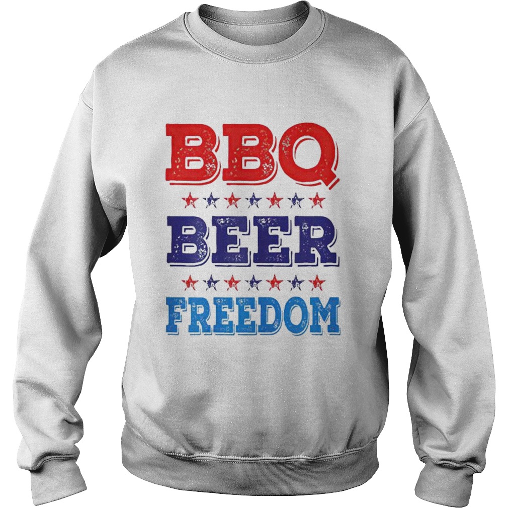 BBQ Beer And Freedom  Sweatshirt