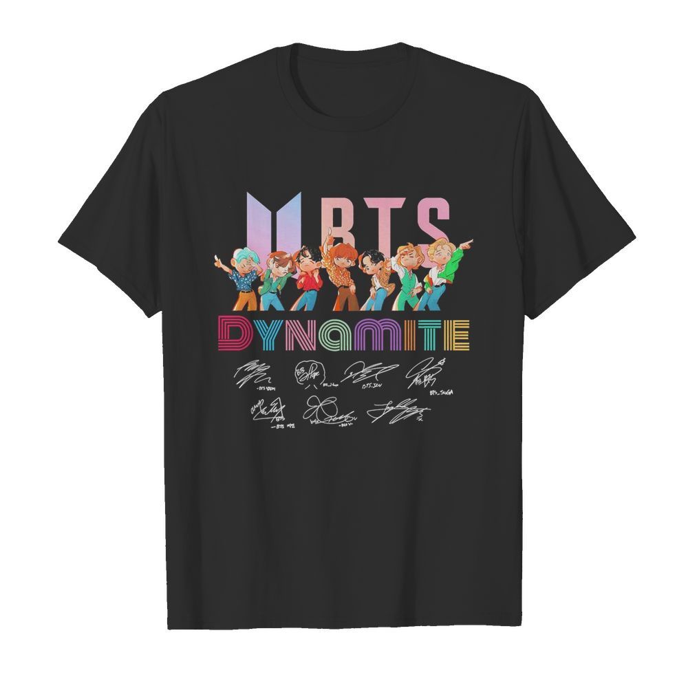 BTS Chibi Dynamite Signatures shirt