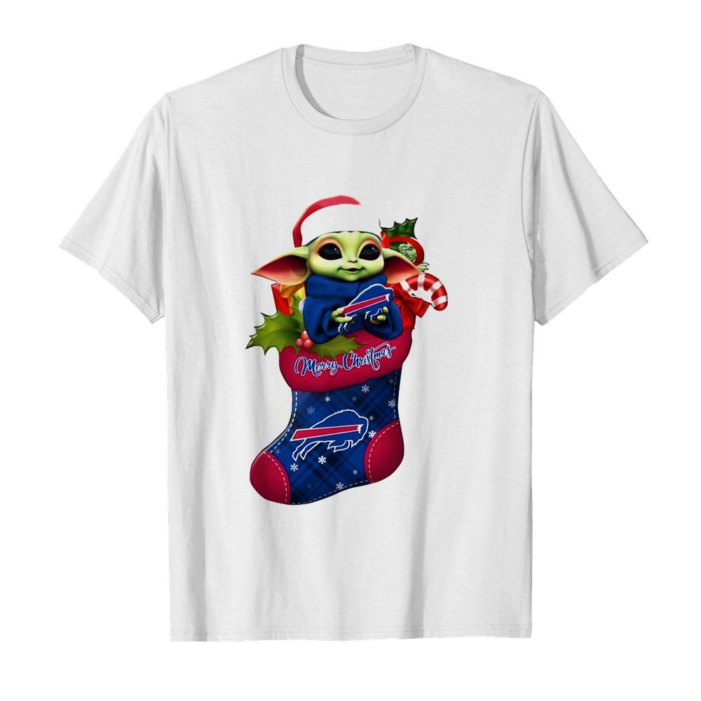 Baby Yoda Hug Buffalo Bills Ornament Merry Christmas 2020 shirt