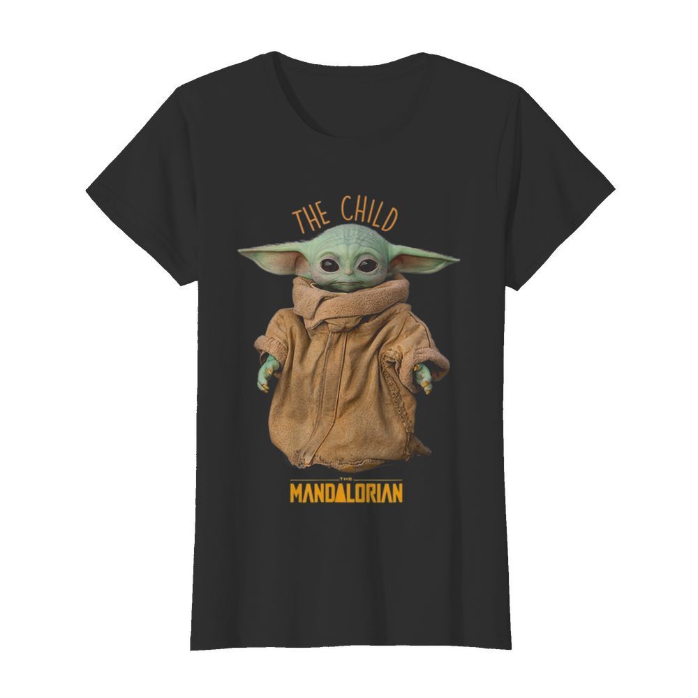 Baby Yoda The Mandalorian The Child Shirt Xmas 2020  Classic Women's T-shirt