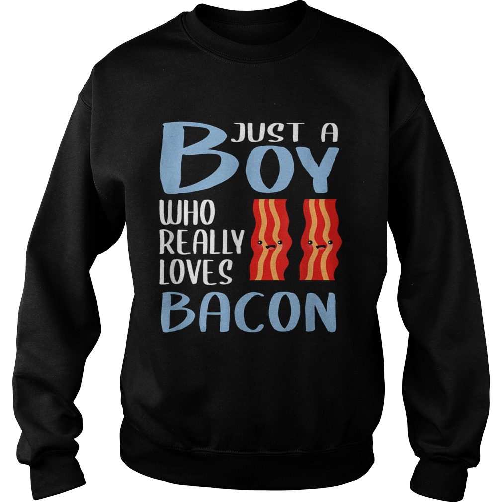 Bacon Just A Boy Who Really Loves Bacon  Sweatshirt