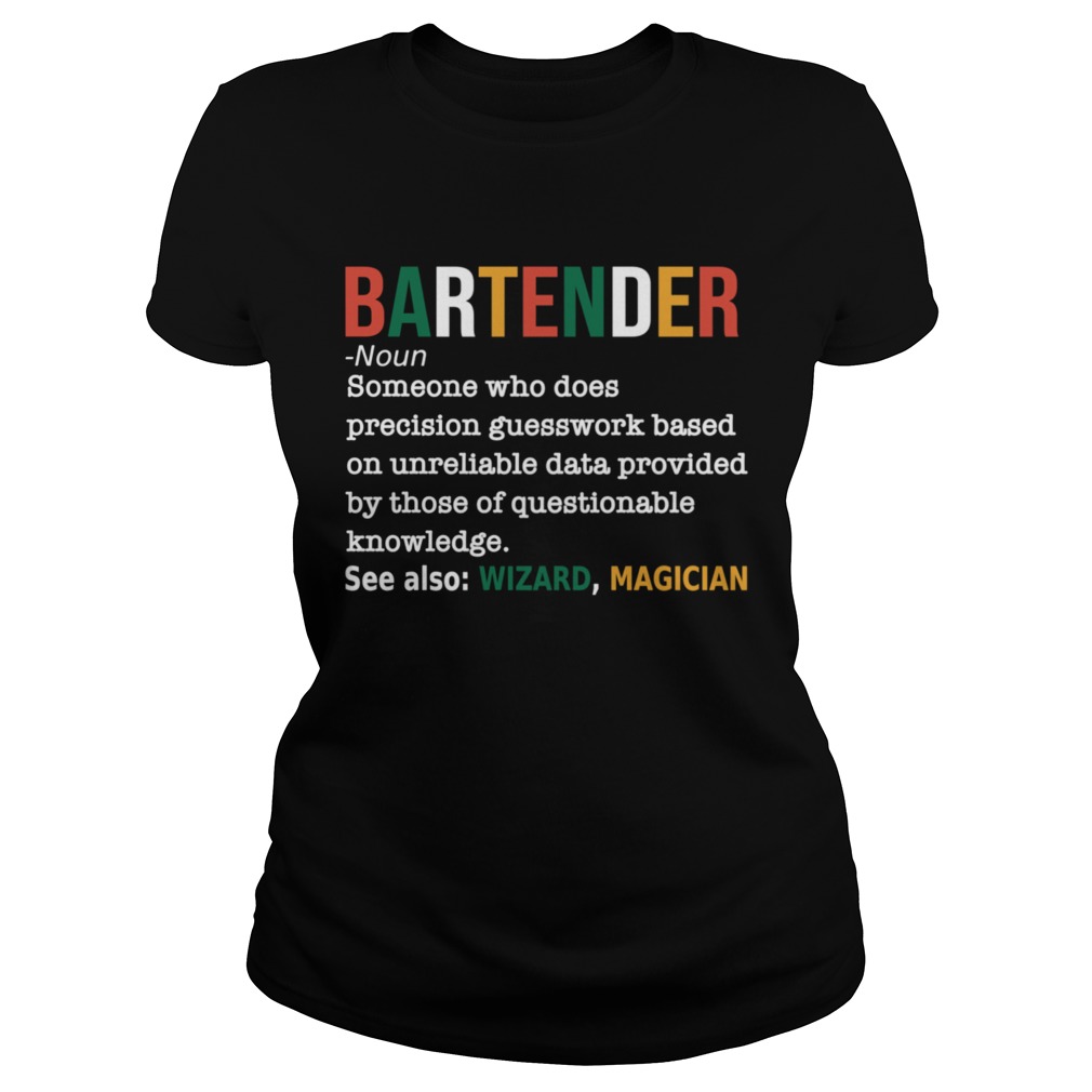 Bartender Definition Bartender Barista  Classic Ladies