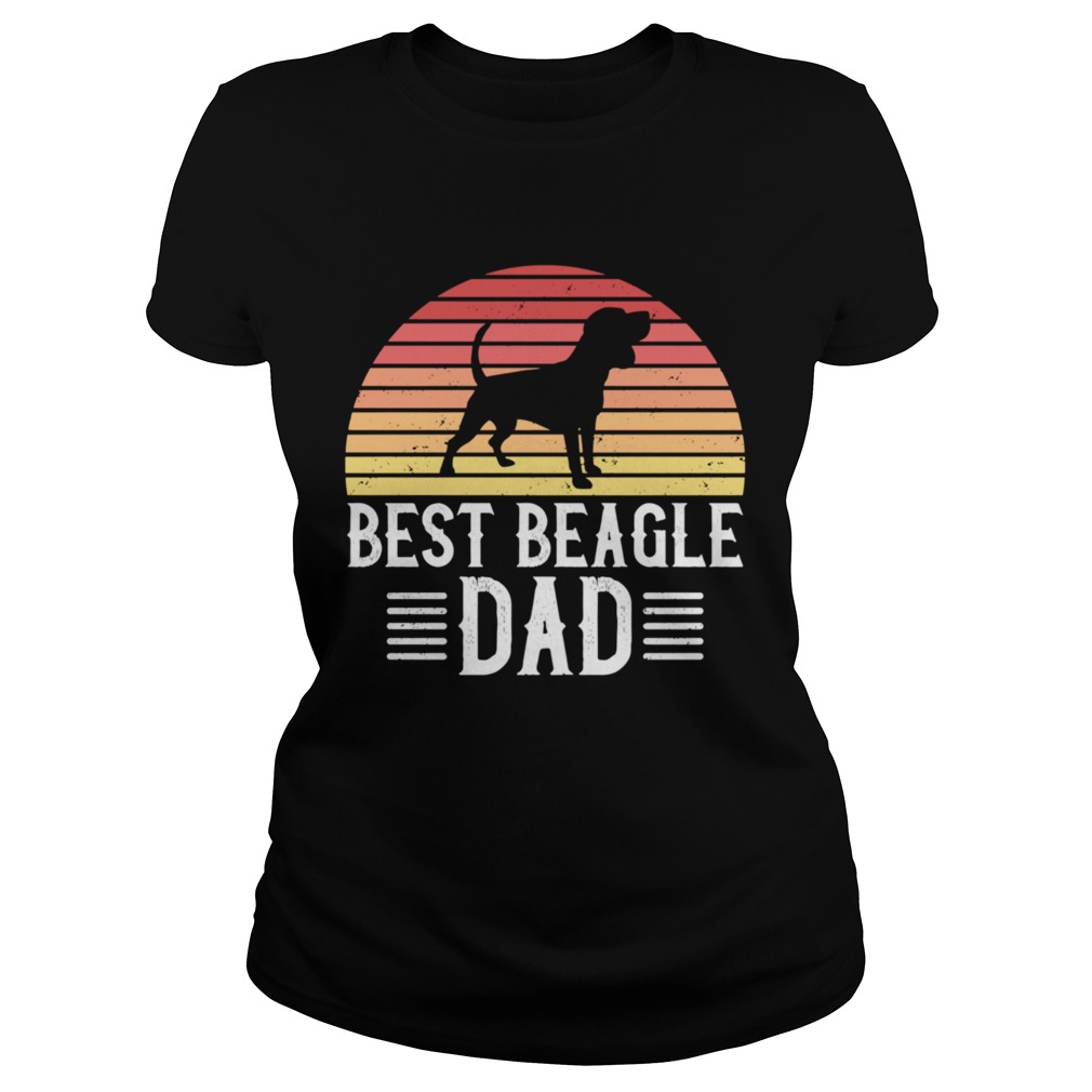 Best Beagle Dad Beagle Dog  Classic Ladies