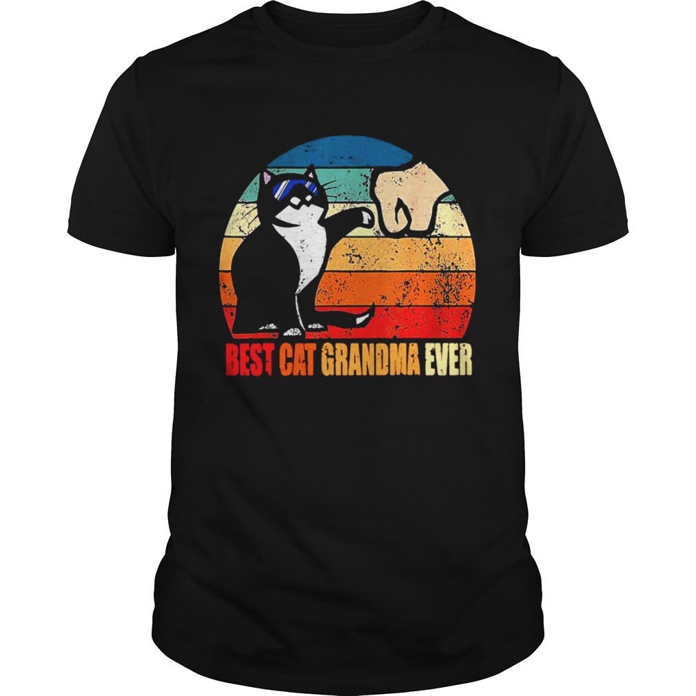 Best Cat Grandma Ever Vintage shirt