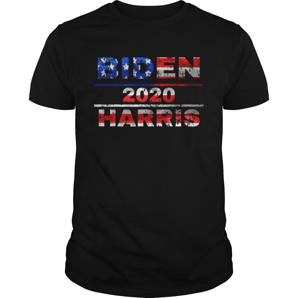 Biden 2020 Harris Retro American Flag shirt