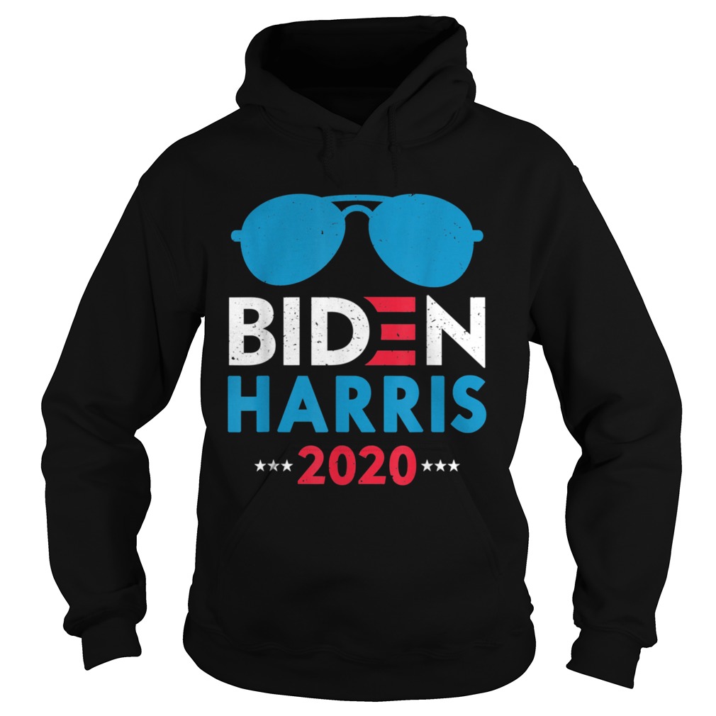 Biden Harris 2020 Distressed Biden Harris Vote Sunglasses  Hoodie