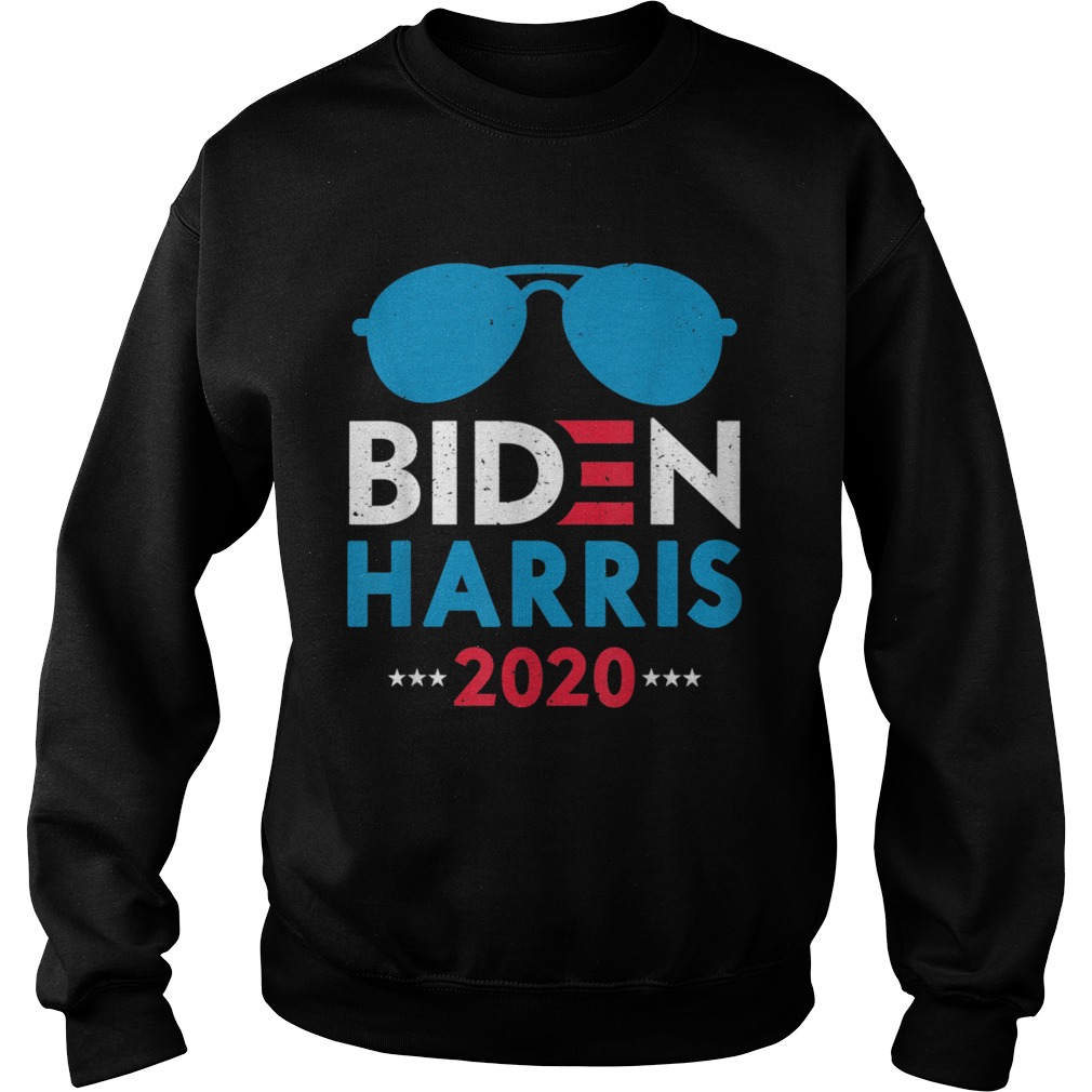 Biden Harris 2020 Distressed Biden Harris Vote Sunglasses  Sweatshirt