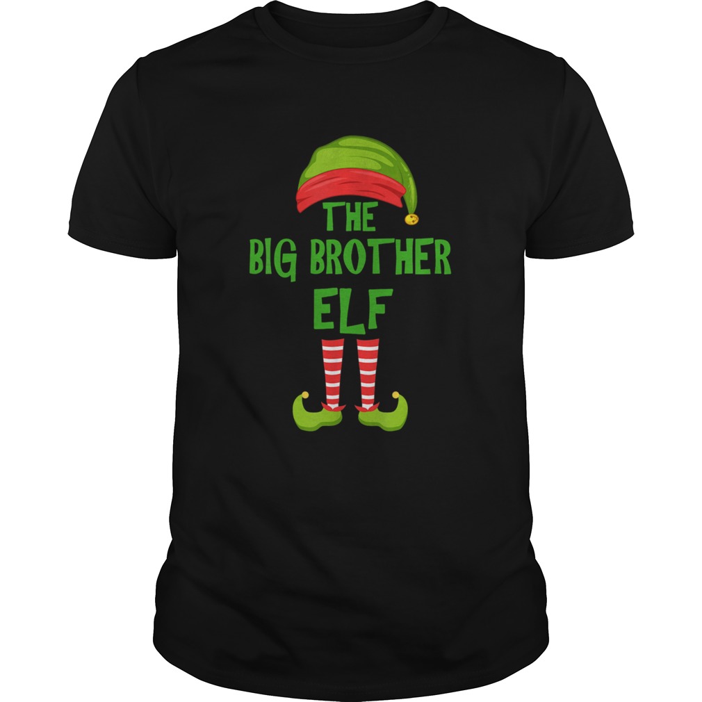 Big Brother Elf Matching Family Christmas Party Pajama shirt