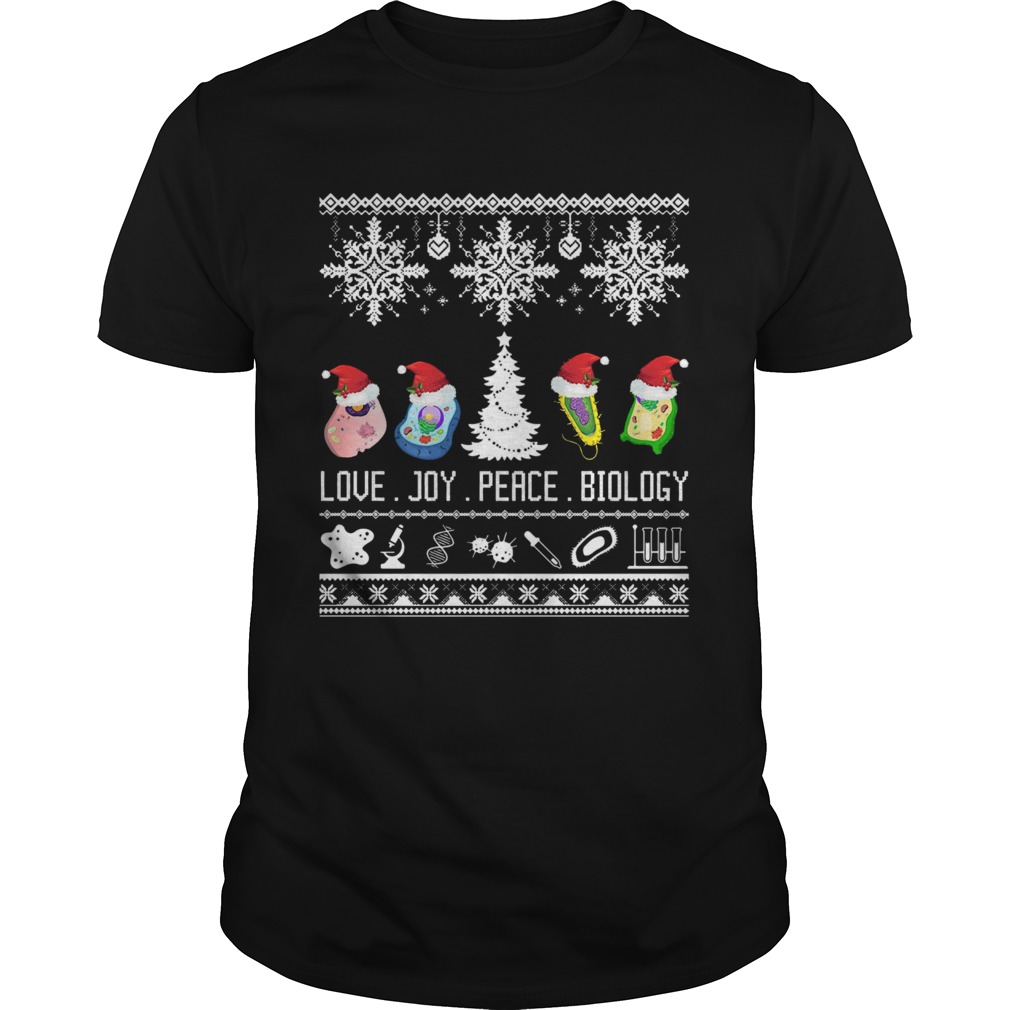 Biology Joke Love Joy Peace Biology Ugly Christmas  Unisex