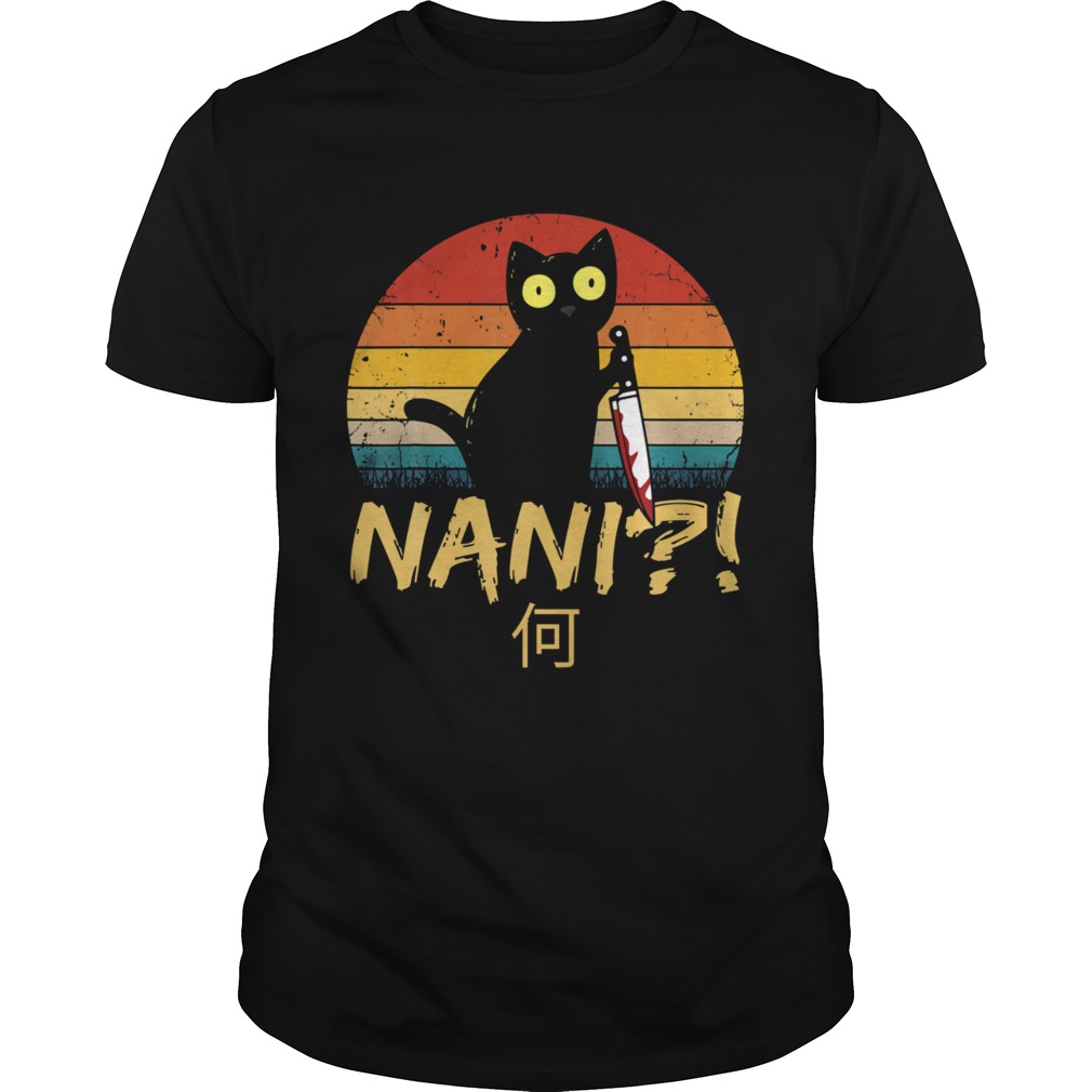 Black Cat Nani Vintage  Unisex