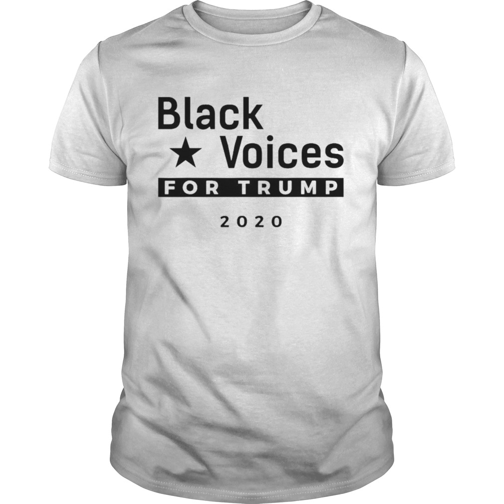 Black Voices for Trump 2020 shirt