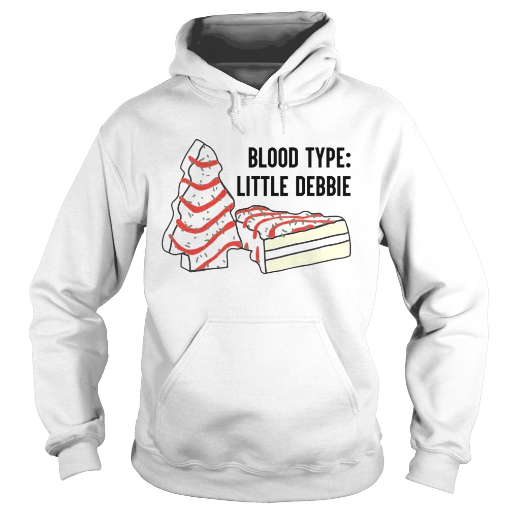 Blood Type Little Debbie Christmas Cake  Hoodie