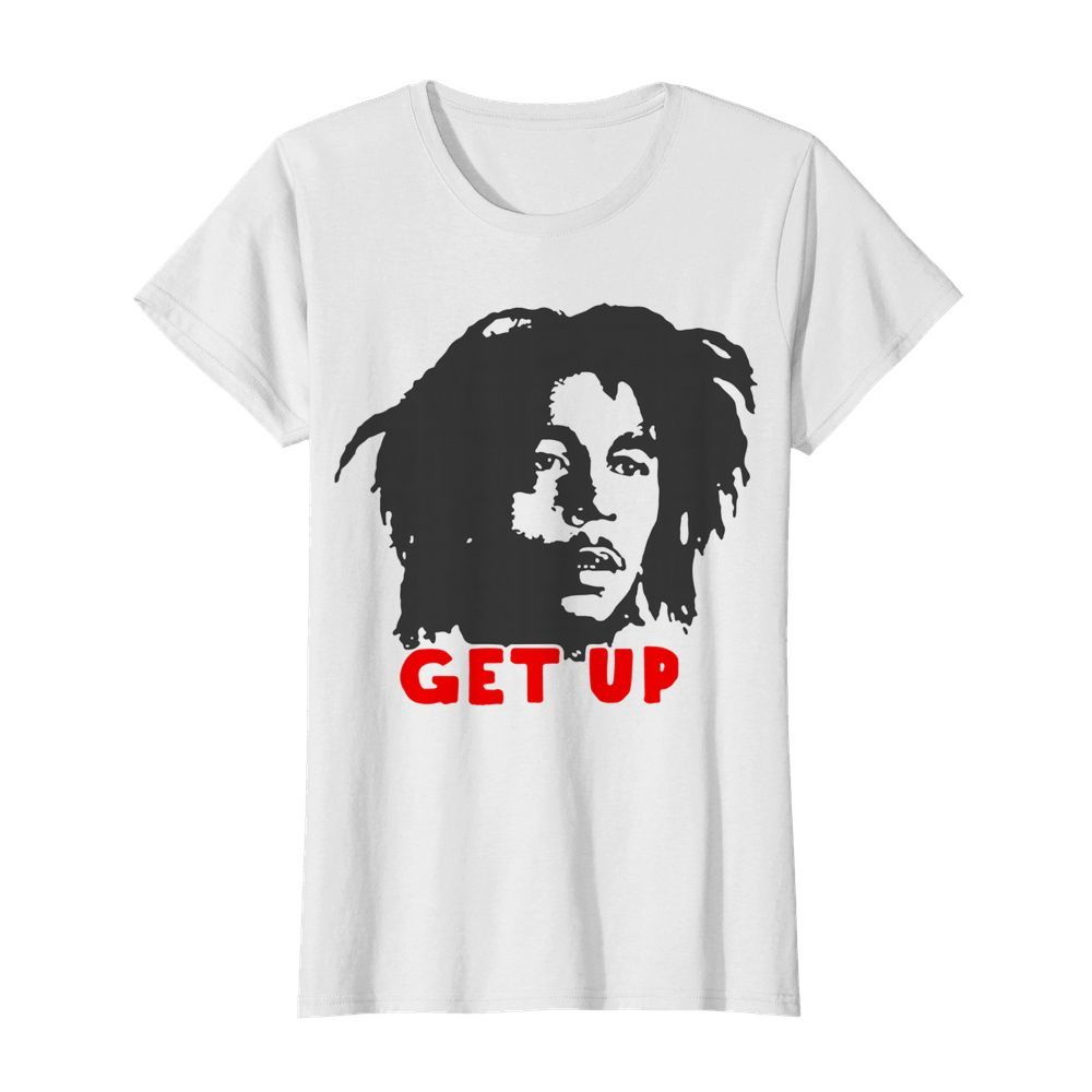 Bob Marley Get Up  Classic Women's T-shirt