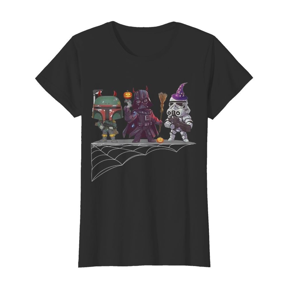 Boba Fett Darth Vader Star Wars Halloween  Classic Women's T-shirt