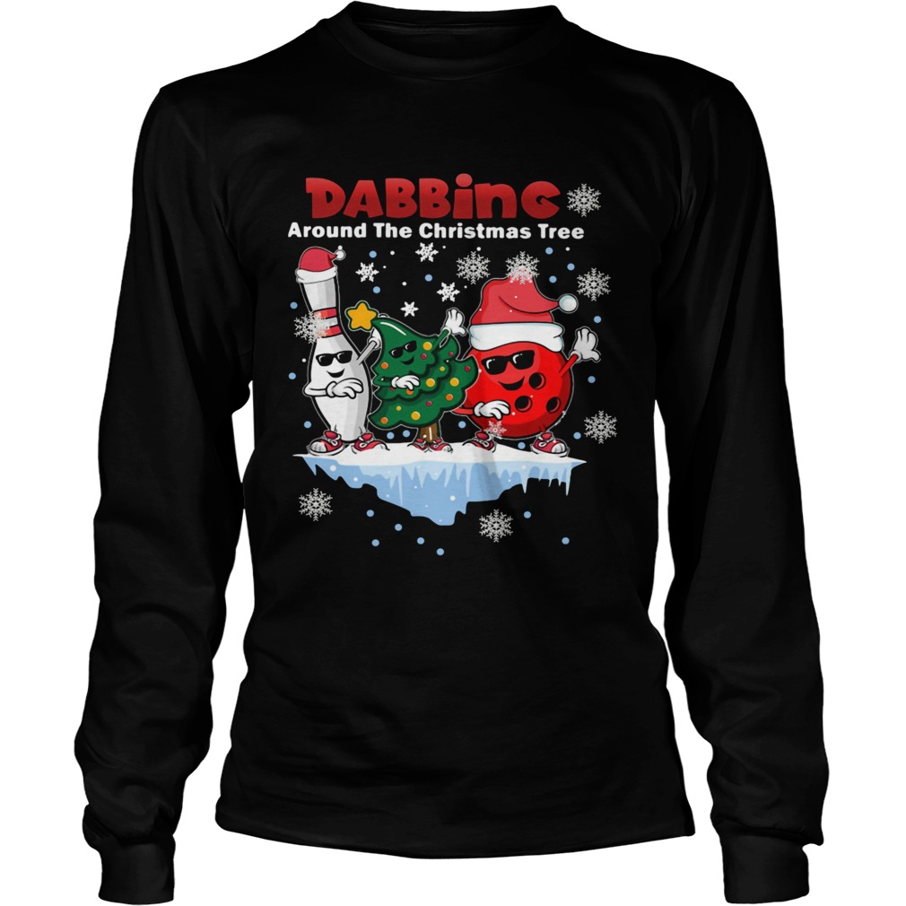 Boling Dabbing Around The Christmas Tree  Long Sleeve