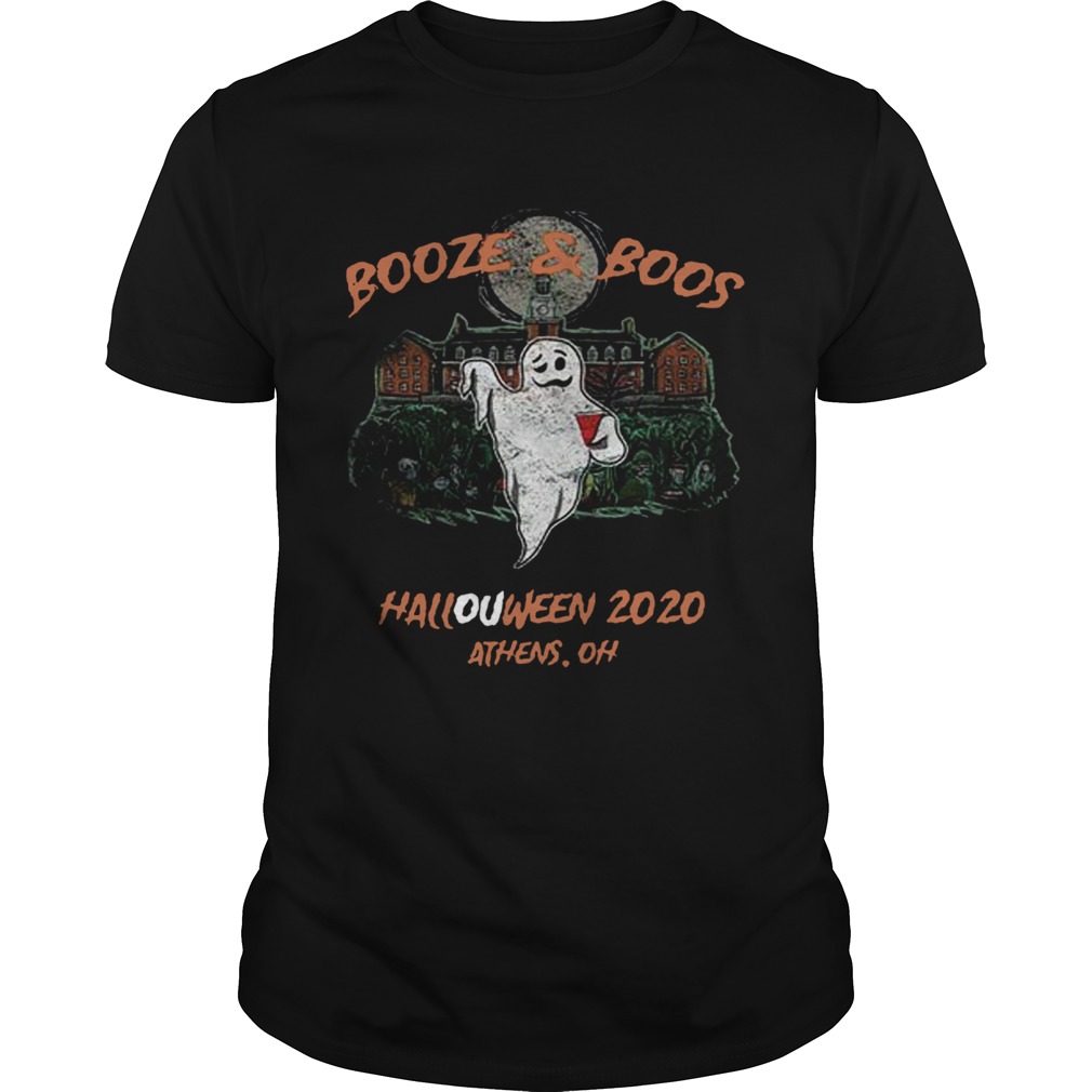 BoozeBoos Halloween 2020 Athens Oh shirt