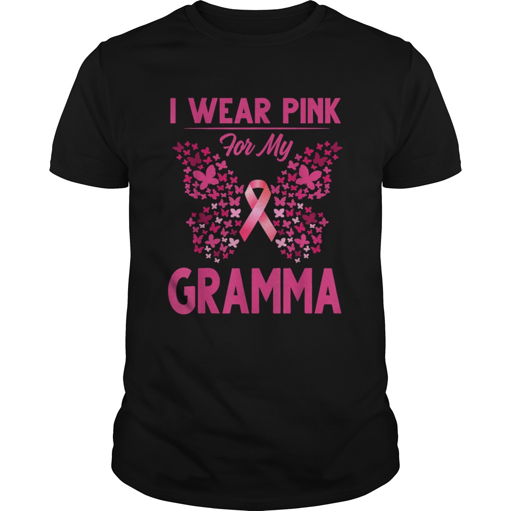 Breast Cancer Awareness I Wear Pink For My Gramma shirt