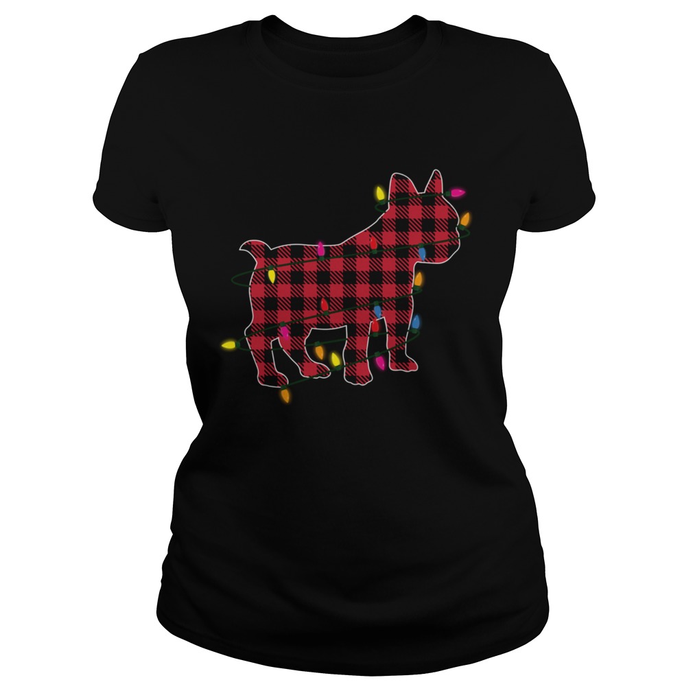 Buffalo French Bulldog Merry Christmas Pajamas  Classic Ladies