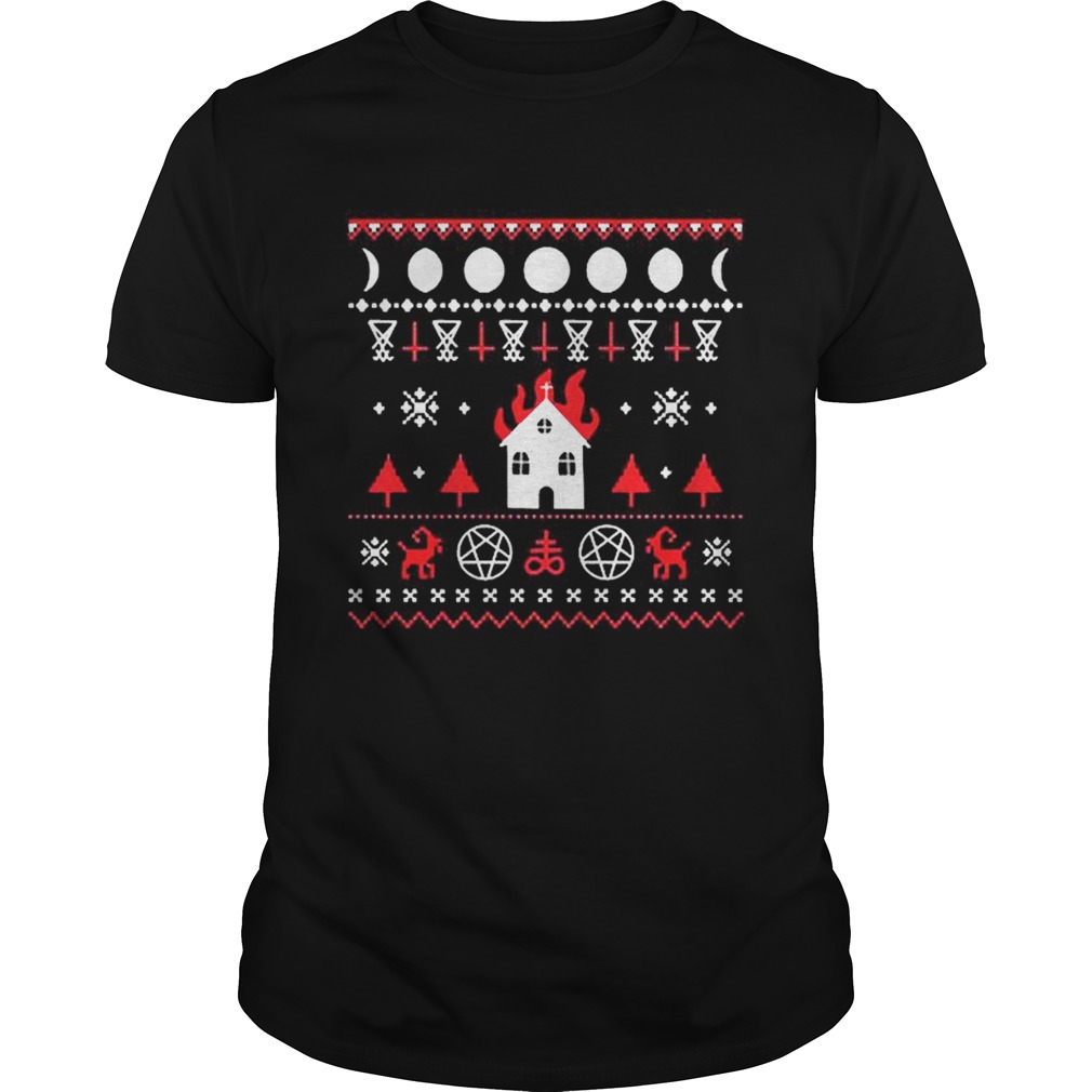 Burning Church Ugly Christmas 2020 shirt