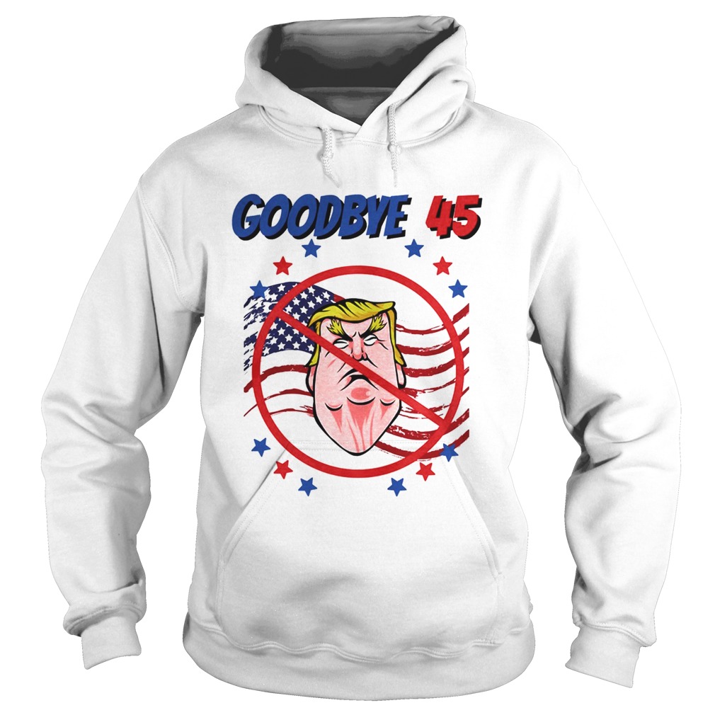 Byedon goodbye 45 trump american flag  Hoodie