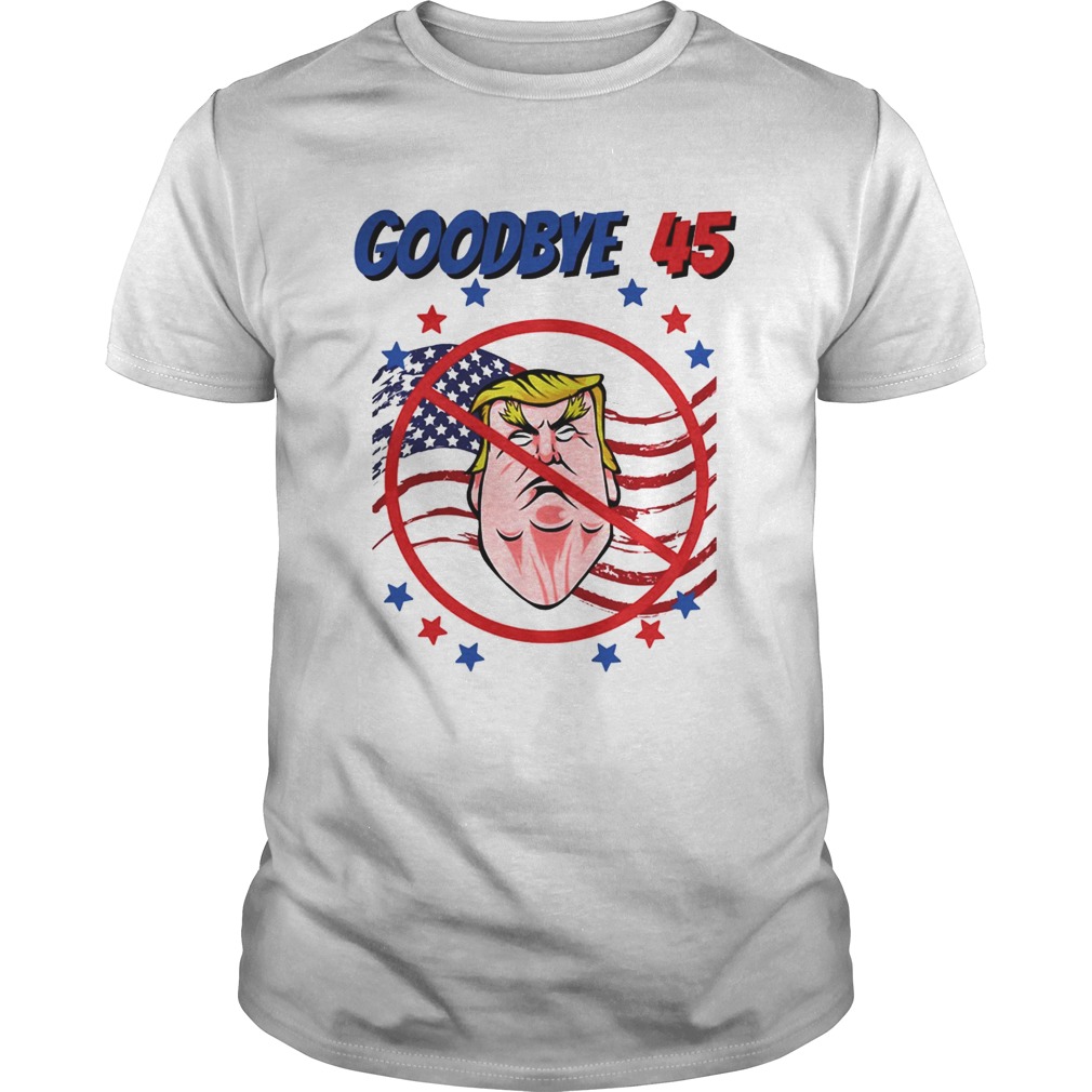 Byedon goodbye 45 trump american flag  Unisex