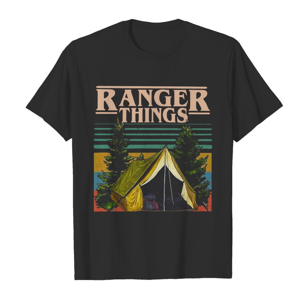 Camping Ranger Things Stranger Things Vintage shirt