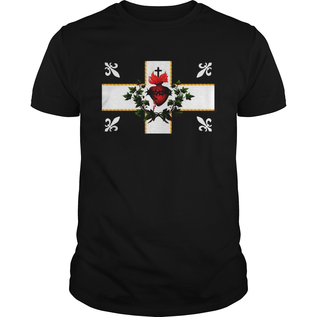 Canada Sacre Coeur Carillon Catholique Francais Flag Royal Quebec shirt