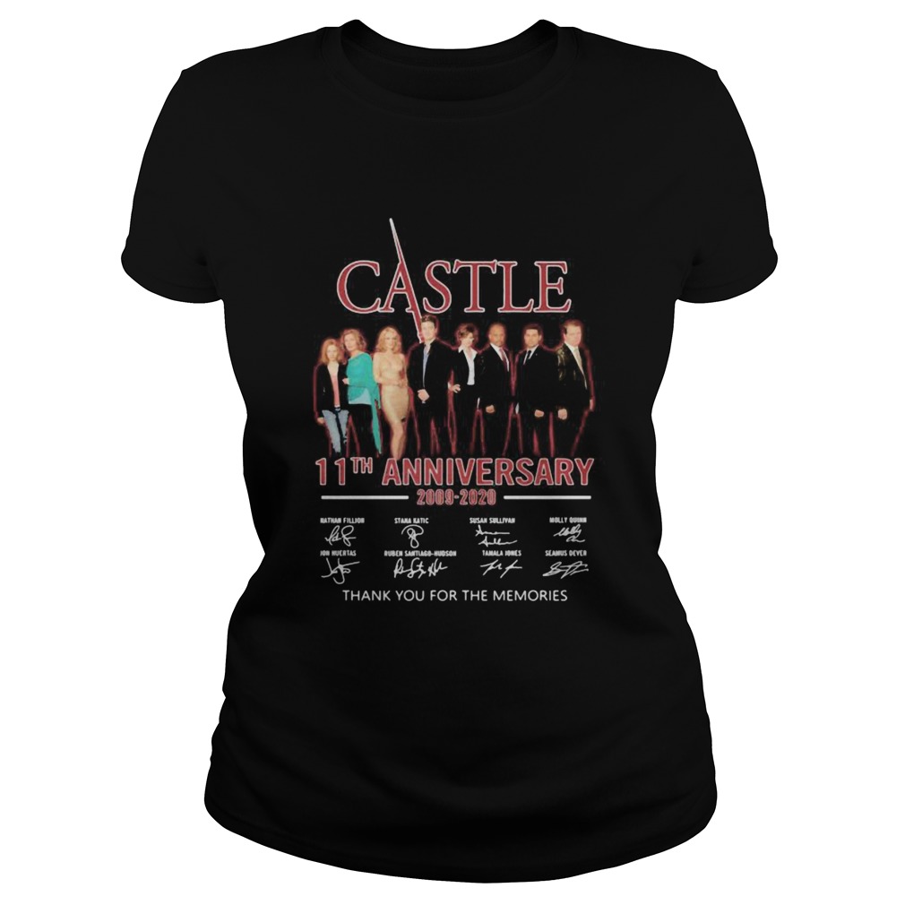 Castle 11th anniversary 2009 2020 thank for the memories signatures  Classic Ladies