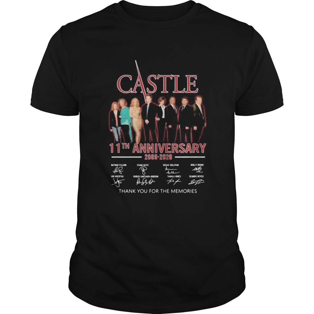 Castle 11th anniversary 2009 2020 thank for the memories signatures  Unisex