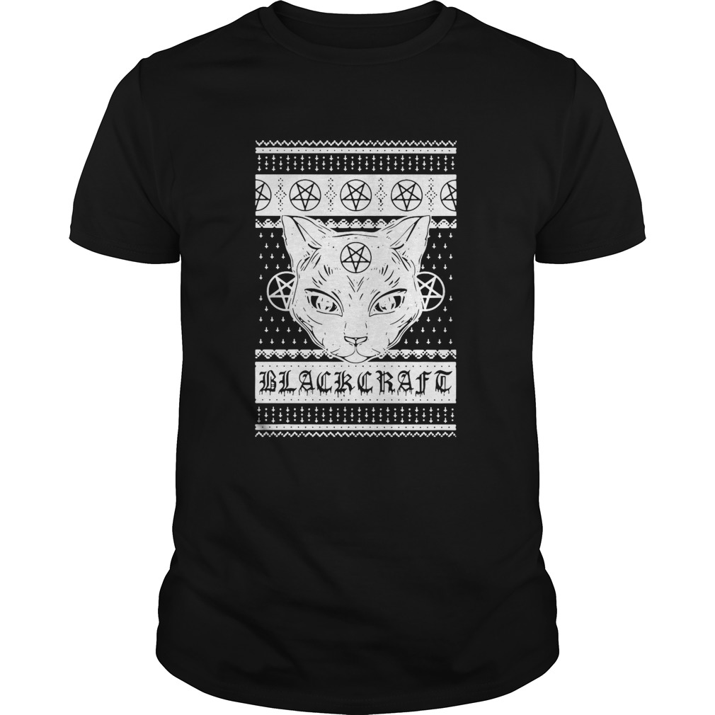 Cat Black Craft Ugly Christmas shirt