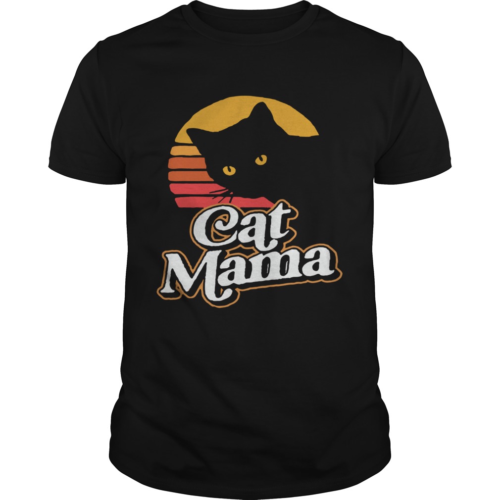 Cat Mama Vintage Eighties Style Cat Retro Distressed Vintage shirt