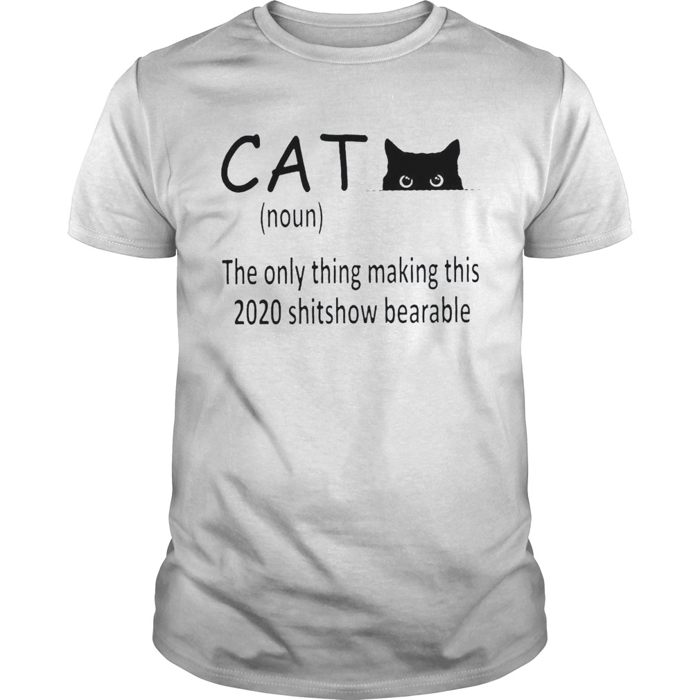 Cat Noun The Only Thing Making This 2020 Shitshow Bearable shirt