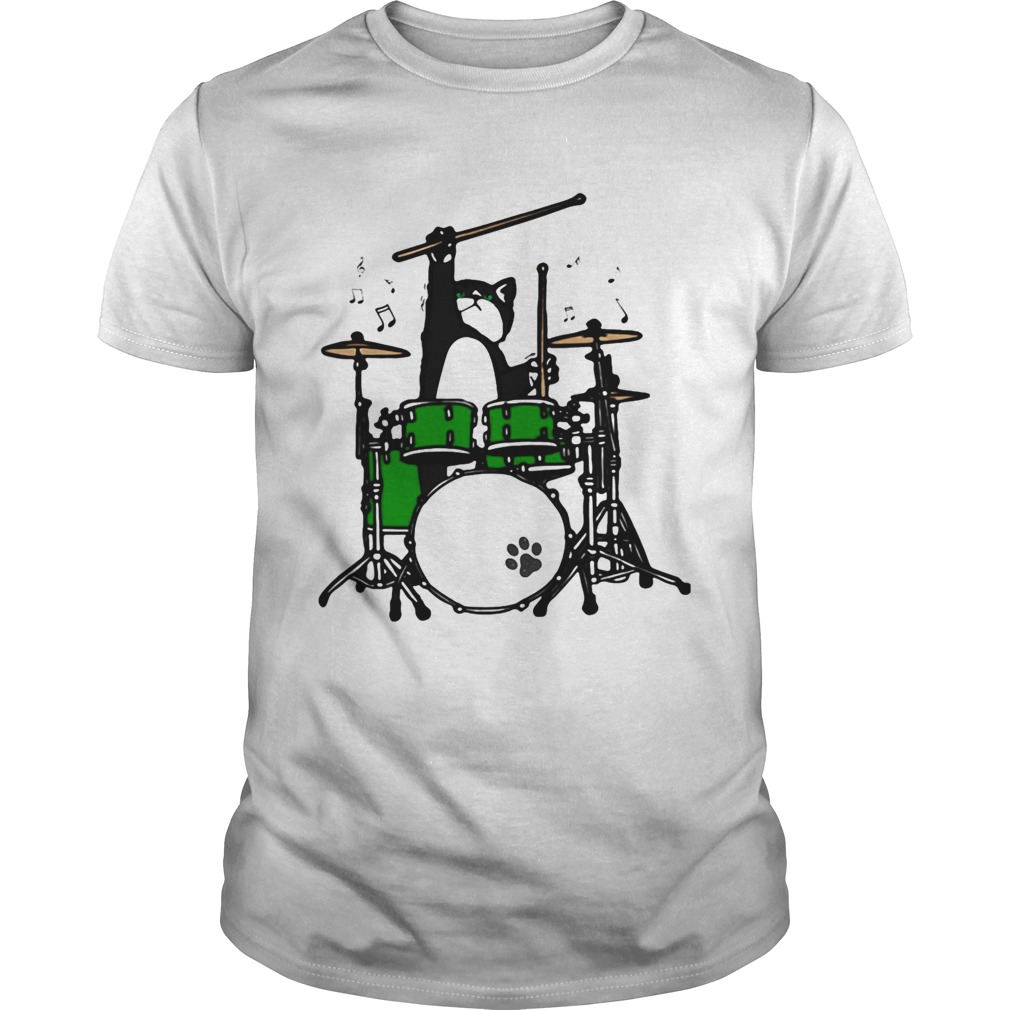 Cat Playing Drums shirt