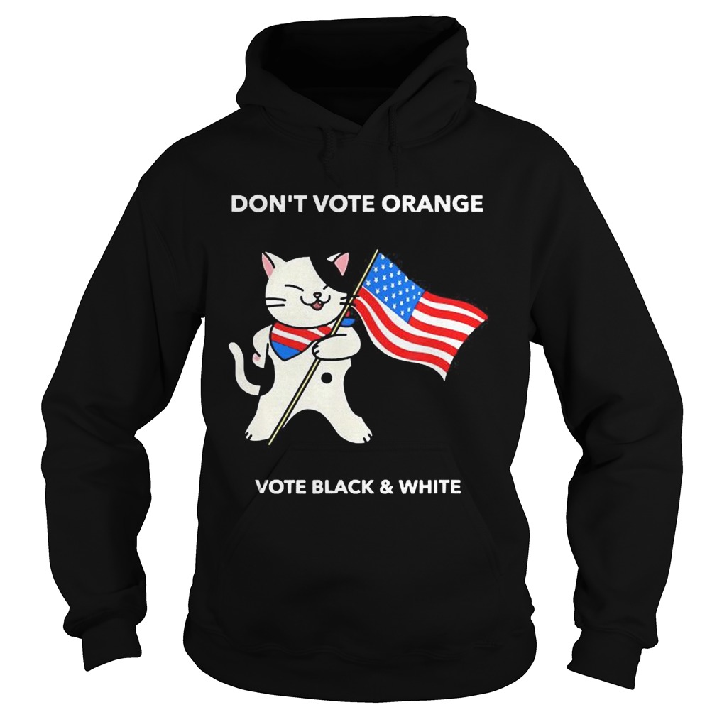 Cat President Dont Vote Orange No Trump Election 2020  Hoodie