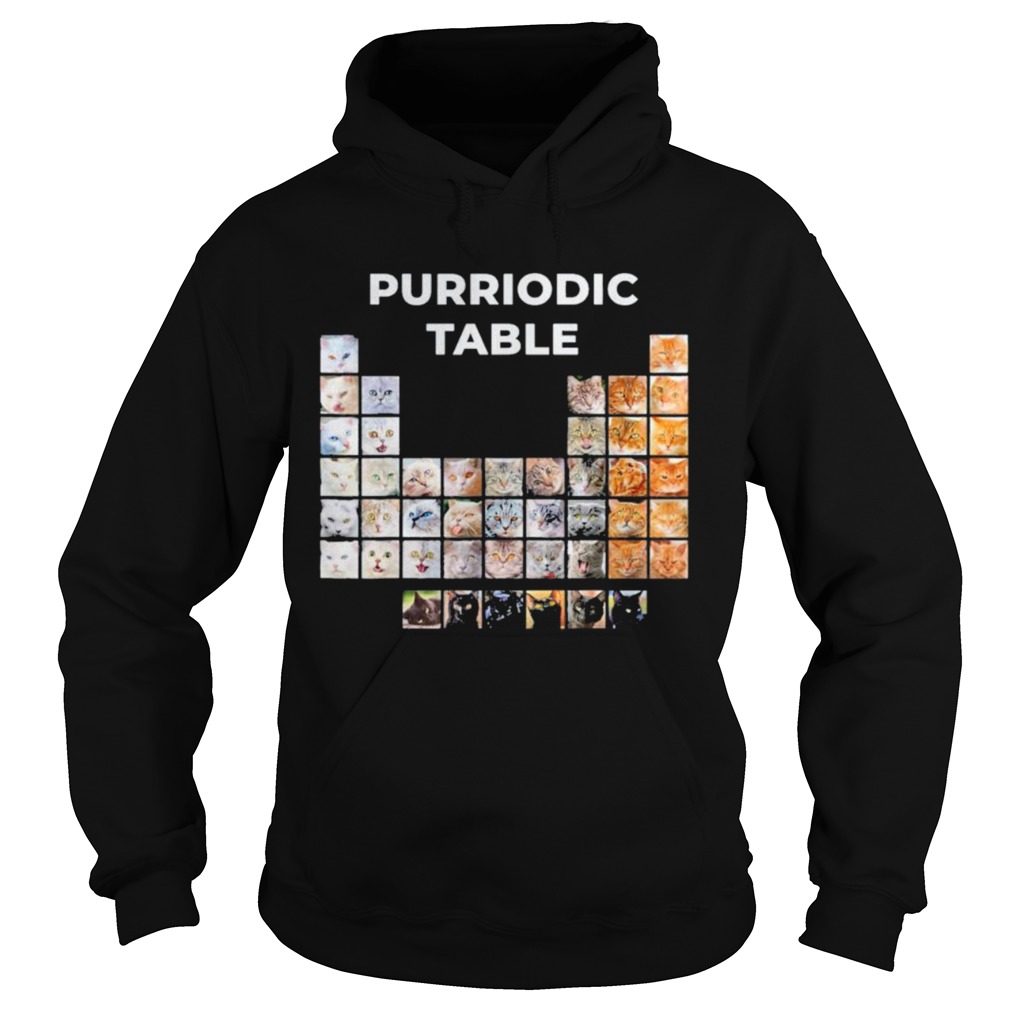 Cat chemistry pun periodic table  Hoodie