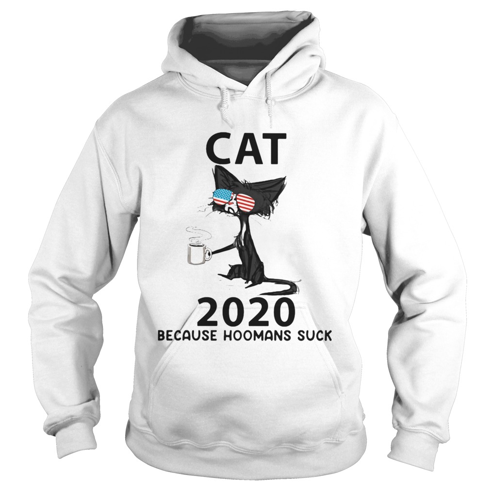 Cat glasses 2020 because hoomans suck  Hoodie