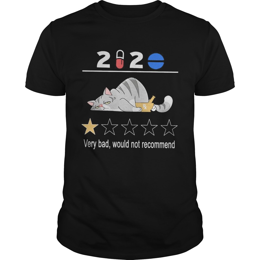 Cat sad 2020 very bad would not recommend shirt