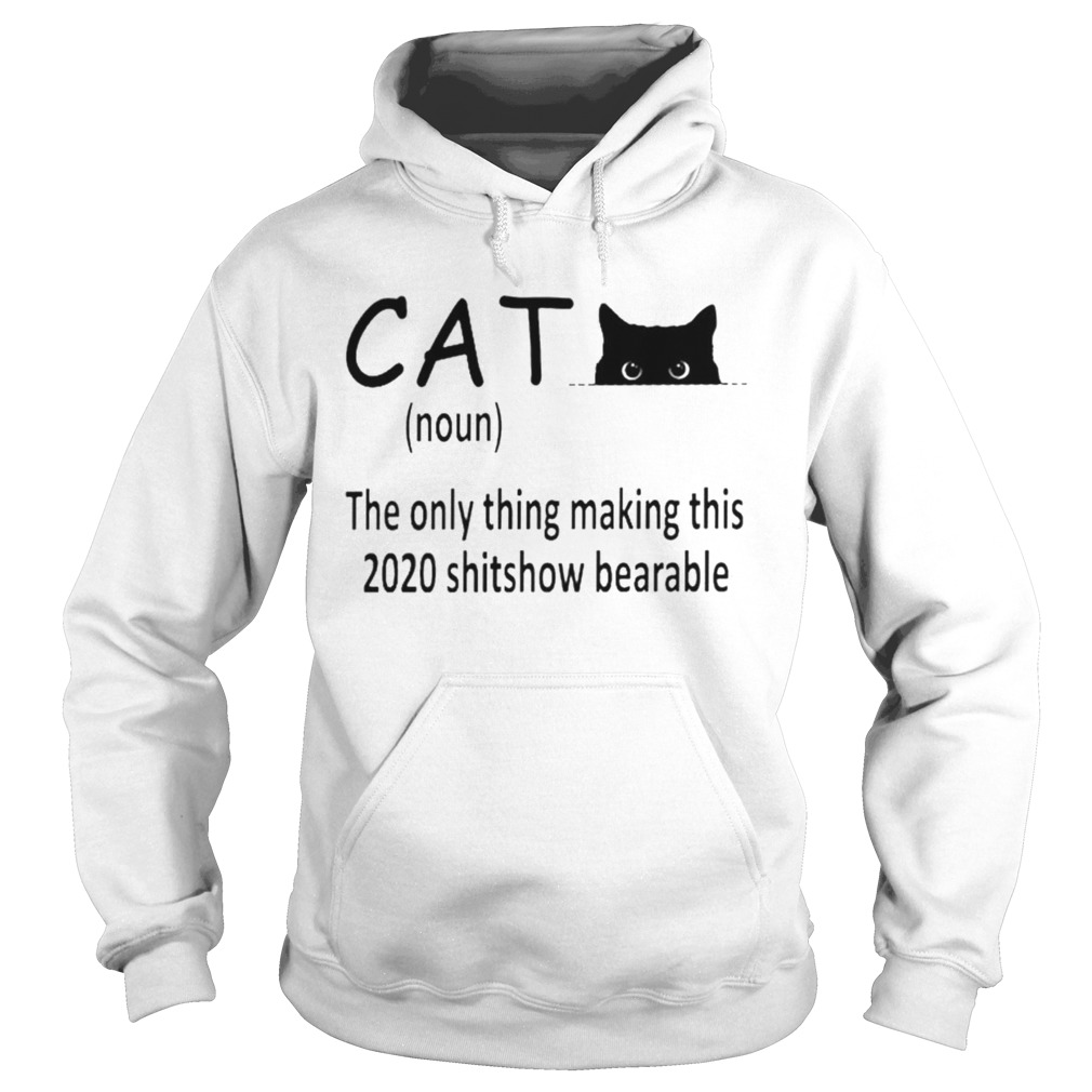 Cat the only thing making this 2020 shitshow bearable  Hoodie