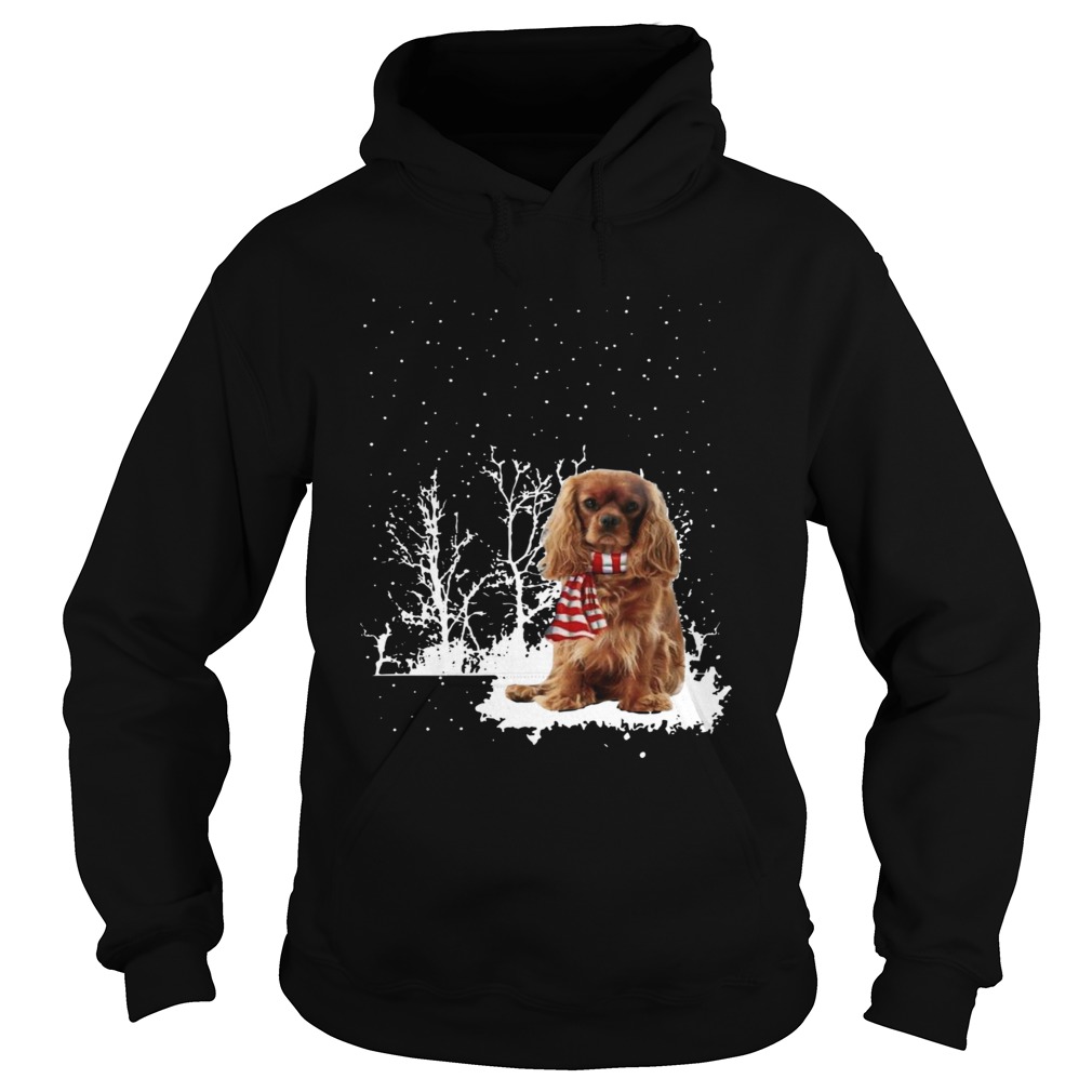 Cavalier King Charles Spaniel Merry Christmas  Hoodie