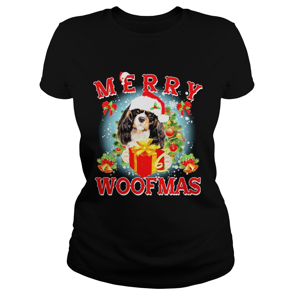 Cavalier King Charles Spaniel Merry Woofmas Christmas  Classic Ladies