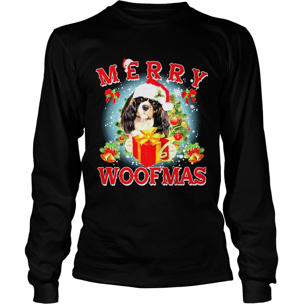 Cavalier King Charles Spaniel Merry Woofmas Christmas  Long Sleeve