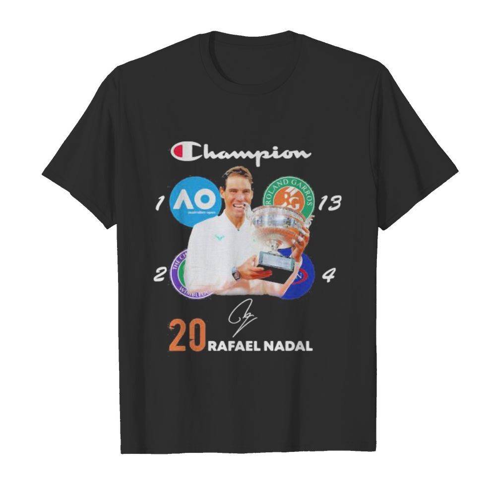 Champion 20 rafael nadal signature shirt