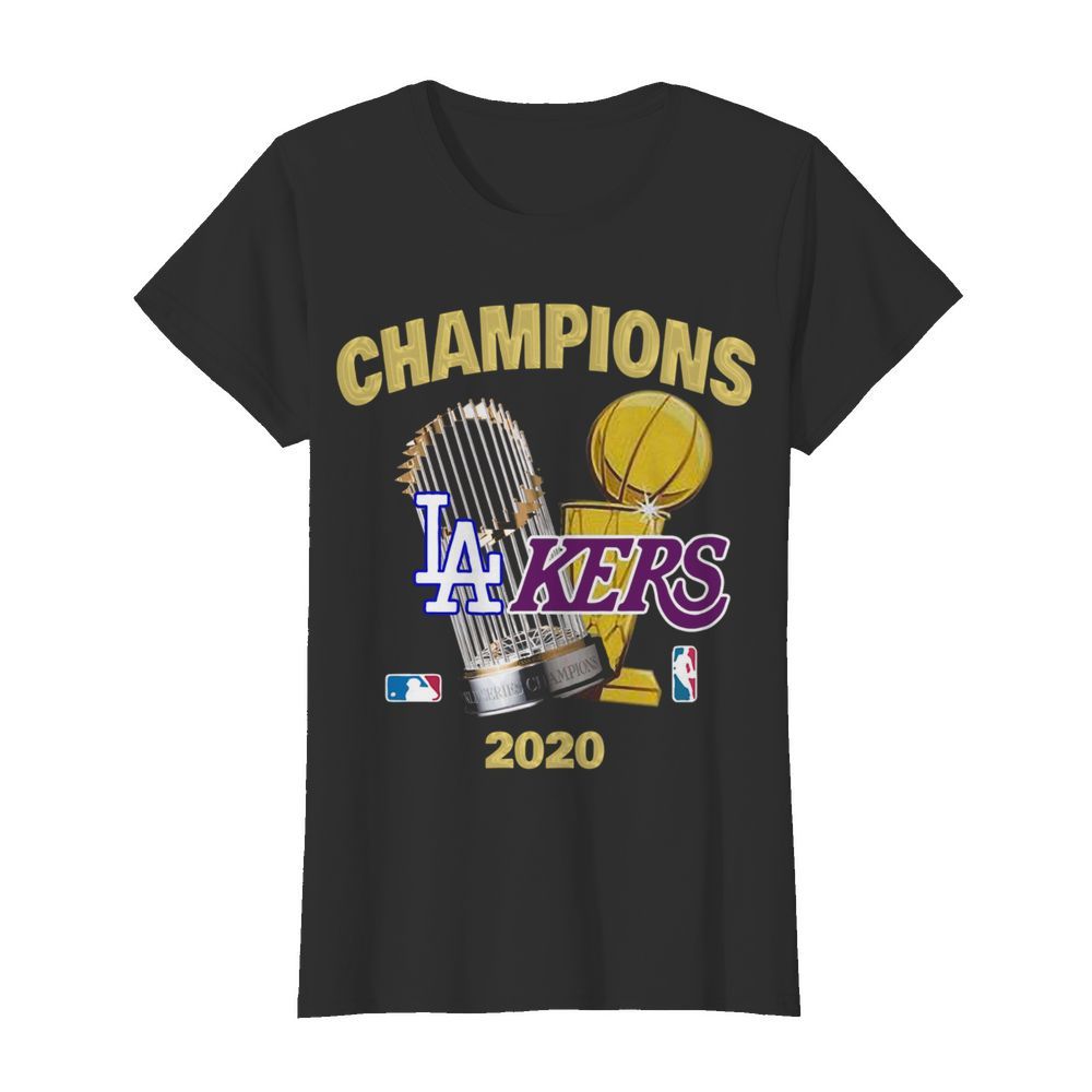 Champions Los Angeles Lakers World Series Champions 2020  Classic Women's T-shirt