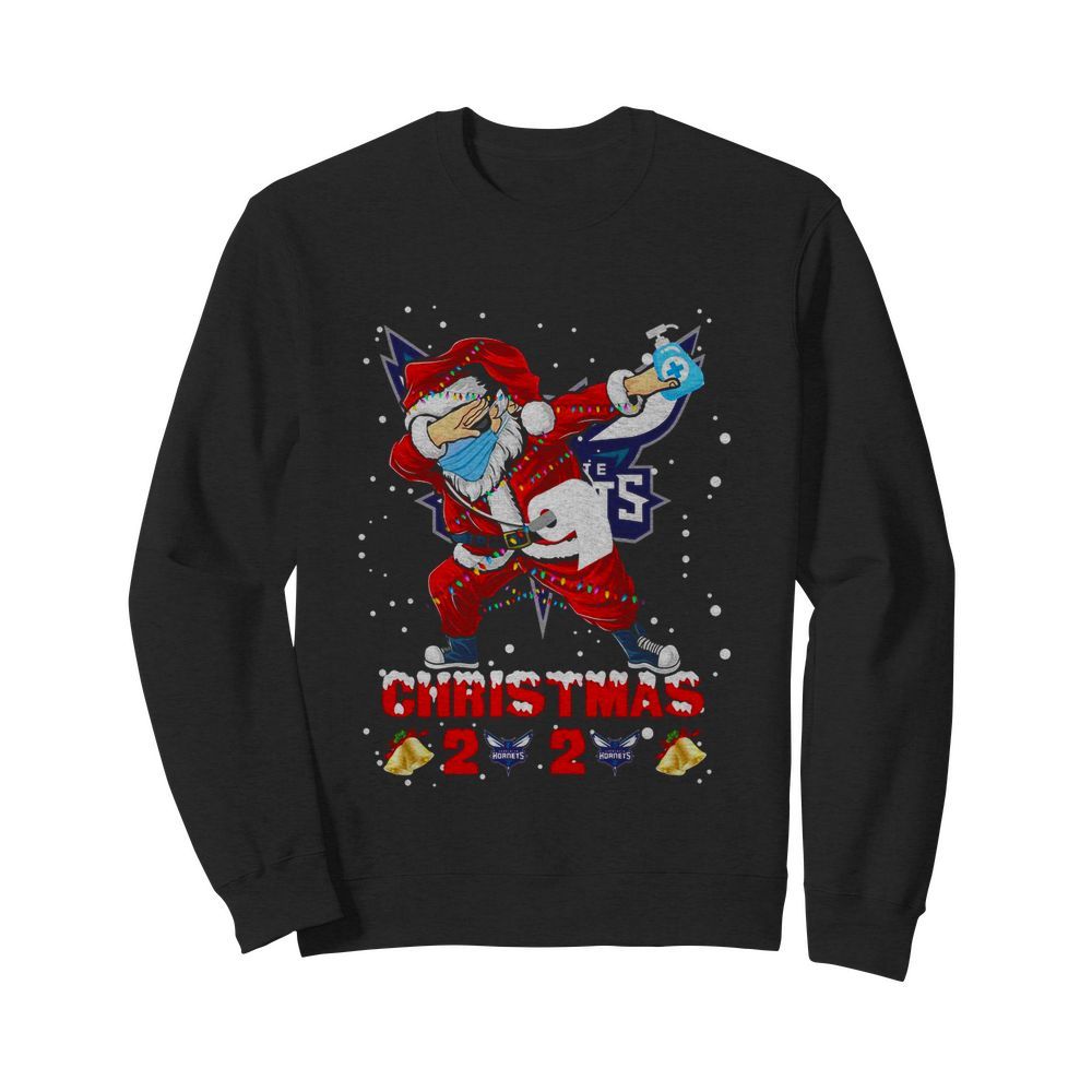 Charlotte Hornets Funny Santa Claus Dabbing Christmas 2020  Unisex Sweatshirt