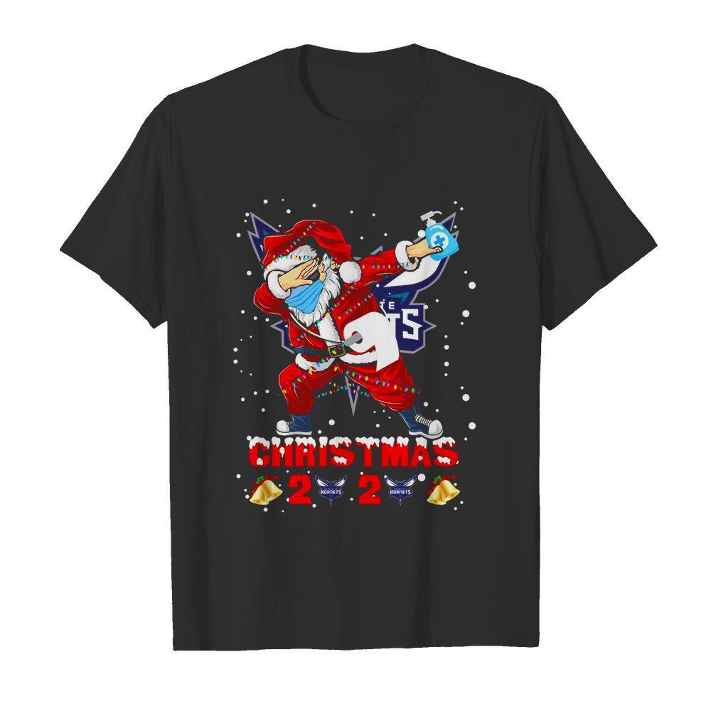 Charlotte Hornets Funny Santa Claus Dabbing Christmas 2020  Classic Men's T-shirt