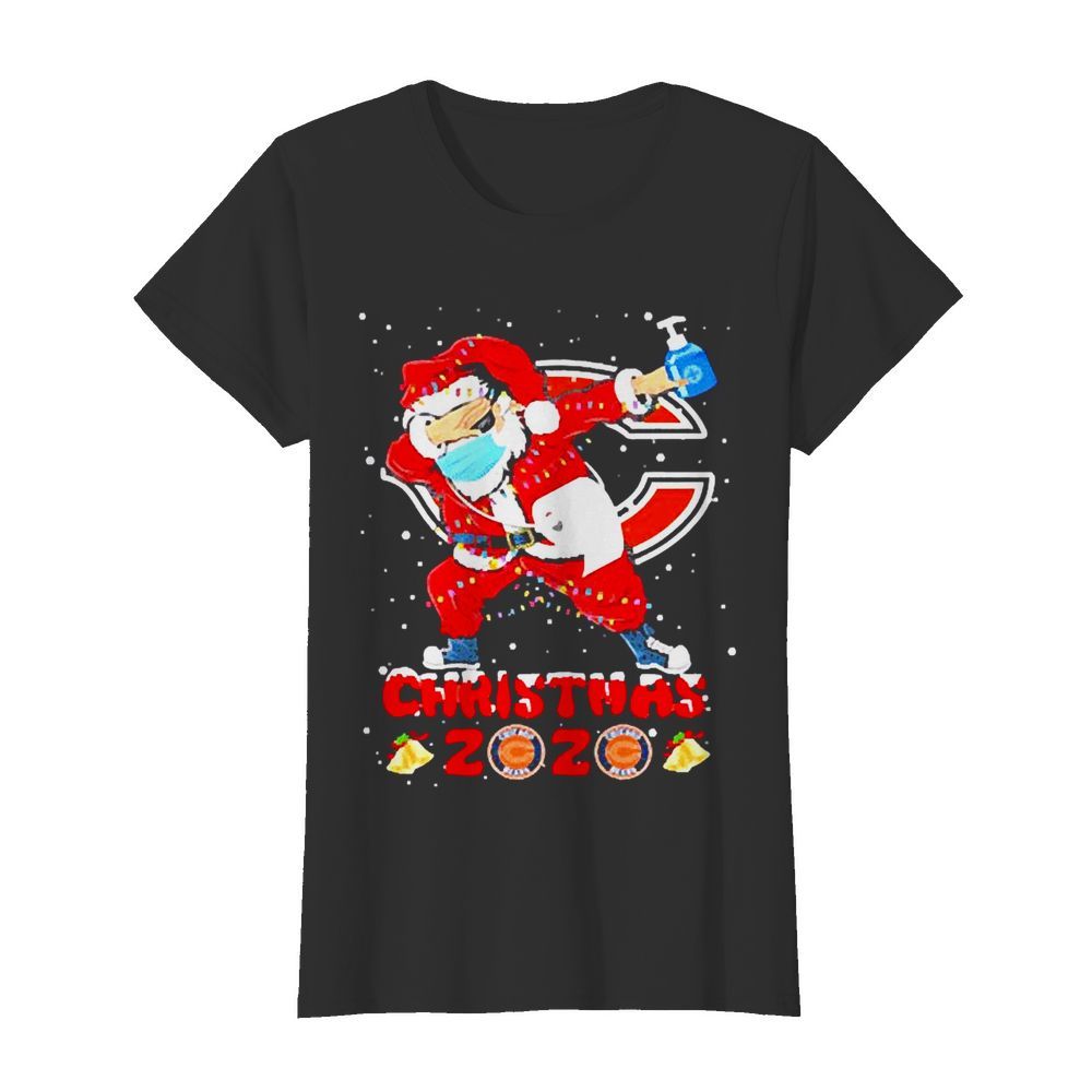 Chicago Bears Funny Santa Claus Dabbing Christmas 2020 NFL  Classic Women's T-shirt